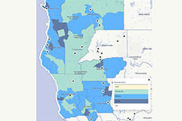         Rural Northern California Detailed Assessment Area Map    