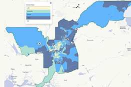         Sacramento Detailed Assessment Area Map    