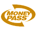 The Money Pass logo: two arrows spinning around the words Money Pass