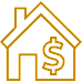 House with dollar sign icon