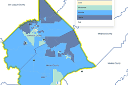         Stanislaus Detailed Assessment Area Map    
