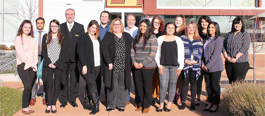 A group of employees at Tri Counties Bank