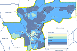         Sacramento Detailed Assessment Area Map    