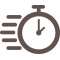 24/7 Convenience Clock Icon
