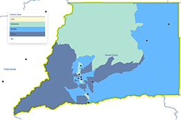         Shasta Detailed Assessment Area Map    