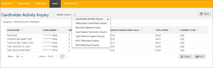 Trico Card Manager Dashboard