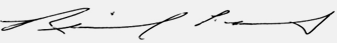 Signature of Rick Smith